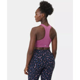 Sweaty Betty Stamina Seamless Sports Bra In Argyle Purple