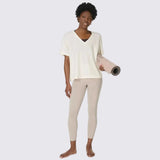 Sweaty Betty Ultimate Move 7/8 Marl Leggings In Dusk Beige Mark