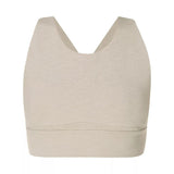 Sweaty Betty Ultimate Move Marl Sports Bra In Dusk Beige Marl
