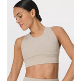 Sweaty Betty Ultimate Move Marl Sports Bra In Dusk Beige Marl