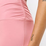Sweaty Betty Ultimate Studio 7/8 Ruched Leggings In Dark Deco Pink