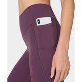Sweaty Betty Ultimate Studio 7/8 Yoga Leggings In Neptune Purple