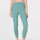 Sweaty Betty Ultimate Studio 7/8 Yoga Ribbed Leggings in Green