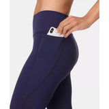 Sweaty Betty Ultimate Studio Flare Trousers In Navy