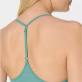 Sweaty Betty Ultimate Studio Yoga Ribbed Bra In Quartz Green