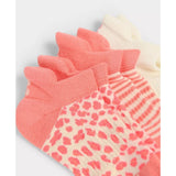 Sweaty Betty Workout Trainer Socks 3 Pack In Melon Pink Stripe