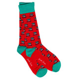 Swole Panda Driving Home For Christmas Bamboo Socks
