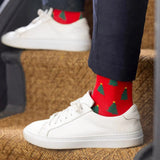 Swole Panda Christmas Tree Bamboo Socks