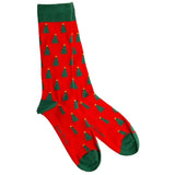 Swole Panda Christmas Tree Bamboo Socks