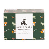 Swole Panda Countryside Sock Box - 3 Pairs of Bamboo Socks