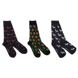Swole Panda Countryside Sock Box - 3 Pairs of Bamboo Socks