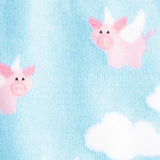 Swole Panda Flying Pig Bamboo Socks