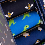 Swole Panda Fun Sock Box - 3 Pairs of Bamboo Socks