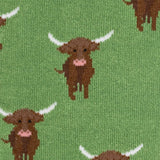 Swole Panda Highland Cow Bamboo Socks