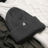 Swole Panda Organic Cotton Beanie In Black