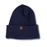 Swole Panda Organic Cotton Beanie In Navy