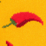 Swole Panda Red Chilli Socks in Orange/Red