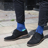 Swole Panda Spotted Bamboo Socks In Green