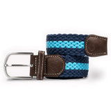 Swole Panda Woven Belt in Blue/Sky Blue