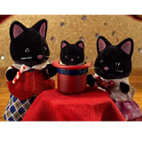 Sylvanian Families Midnight Cat Family