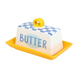 Talking Tables Butter Dish In Blue