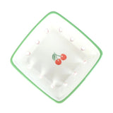 Talking Tables Cherry Ceramic Punnet In Red, 15cm