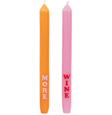 Talking Tables More Wine Dinner Candles 2 Pack