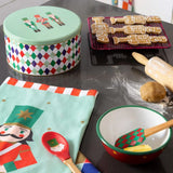 Talking Tables Nutcracker Harlequin Christmas Cake Tin, 23cm