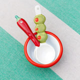 Talking Tables Olive & Chilli Ceramic Spoons 2pk