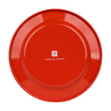 Talking Tables Tomato Enamel Plate In Green, 20cm
