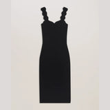 Ted Baker Sharmay Scallop Detail Midi Knit Dress