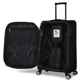 Ted Baker Albany Medium 4 Wheel Trolley In Black