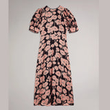 Ted Baker Astrydd Puff Sleeve Midi Tea Dress