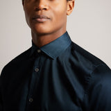 Ted Baker Bellow Print Shirt Navy