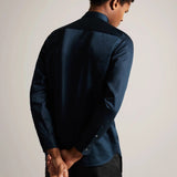 Ted Baker Bellow Print Shirt Navy