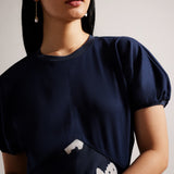 Ted Baker Daysiah Ponte Top Dress With Midi Skirt