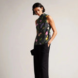 Ted Baker Demitri Floral Cowl Neck Top