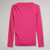 Ted Baker Eloria Twist Neck Fitted Top Pink