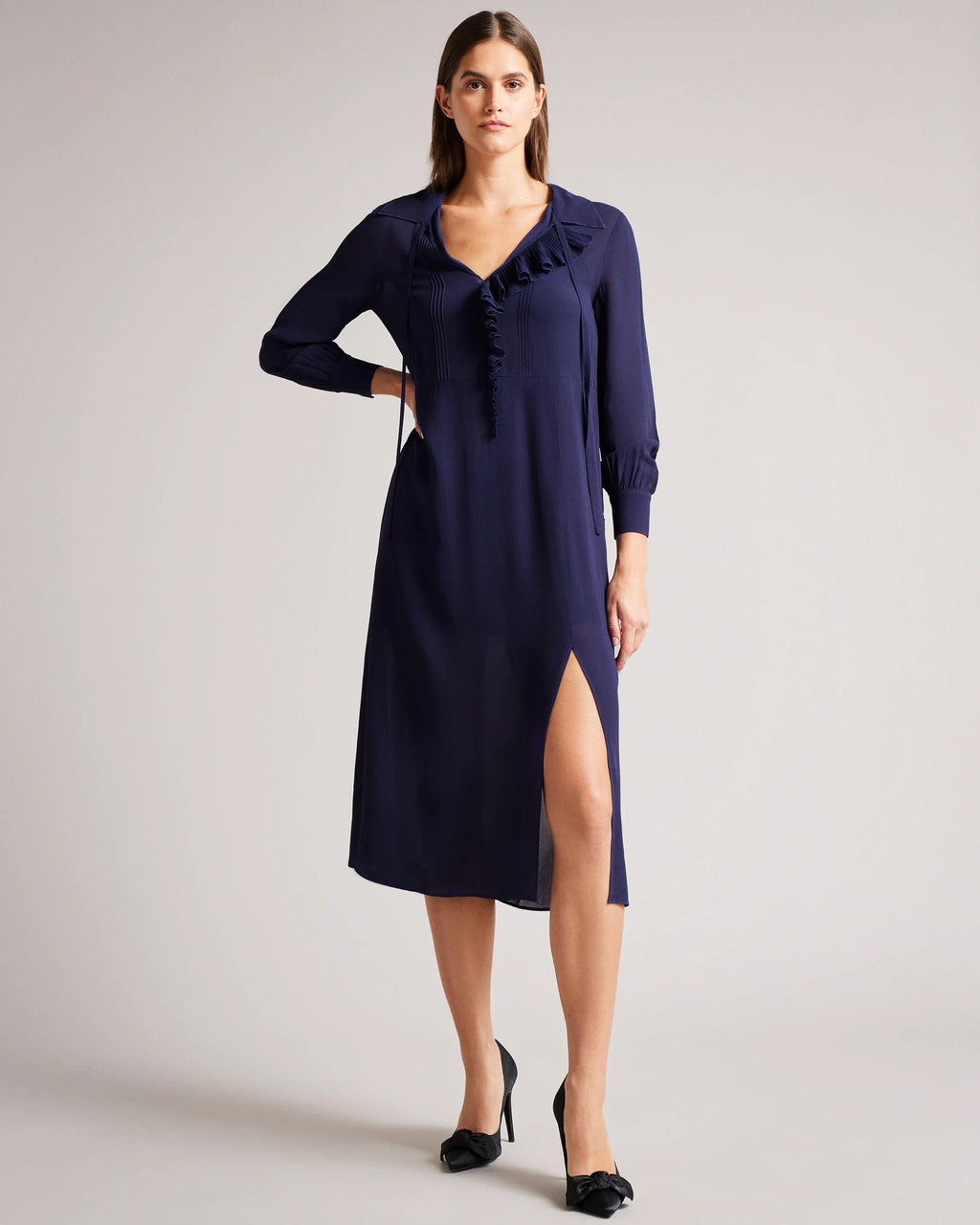 Ted baker eriin babylon sale ruffle dress
