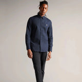 Ted Baker Fonik Long Sleeve Poplin Shirt Navy