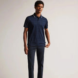 Ted Baker Galton Plain Short Sleeve Polo Navy
