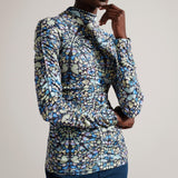 Ted Baker Gianie Kaleidoscope Butterfly Fitted Top
