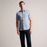 Ted Baker Glais Design Shirt Blue