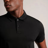 Ted Baker Helfin Design Polo Shirt Black