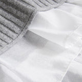 Ted Baker Holina Knit Sweater With Mock Shirt in Grey
