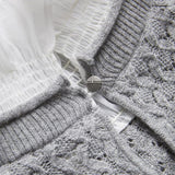 Ted Baker Holina Knit Sweater With Mock Shirt in Grey