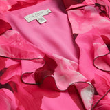 Ted Baker Jjojjo Floral Ruffled Mini Dress in Pink