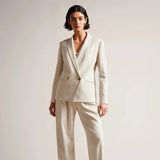 Ted Baker Kllara Relaxed Pinstripe Suit Jacket