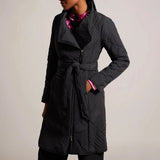 Ted Baker Rosemae Midi Quilted Wrap Coat With High Collar