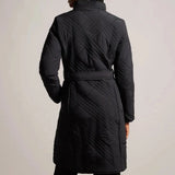 Ted Baker Rosemae Midi Quilted Wrap Coat With High Collar
